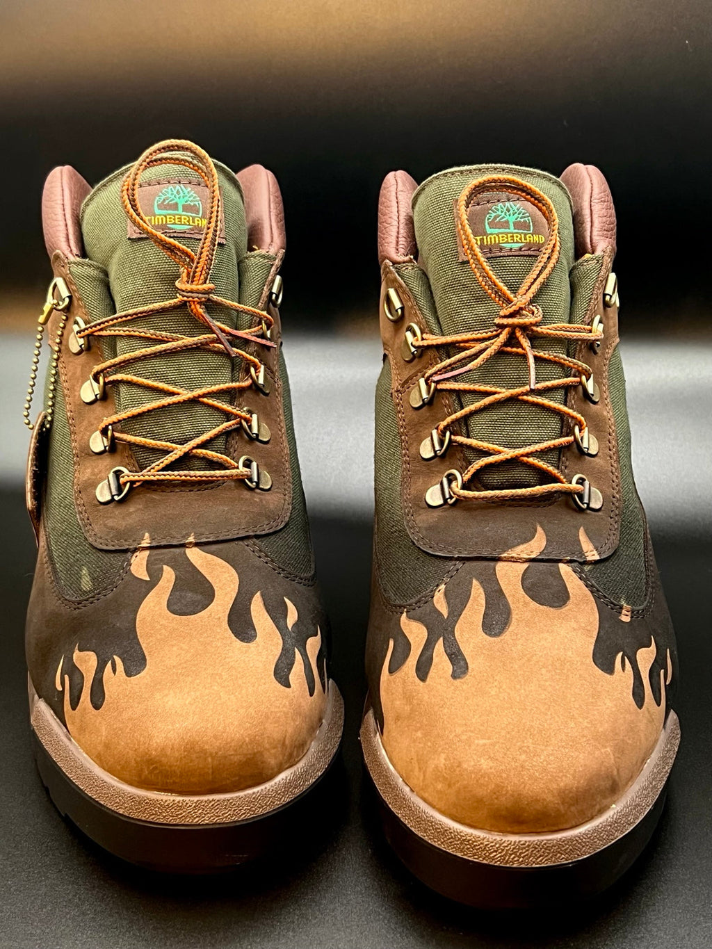 Airbrush / Flame Timberland Customization Service