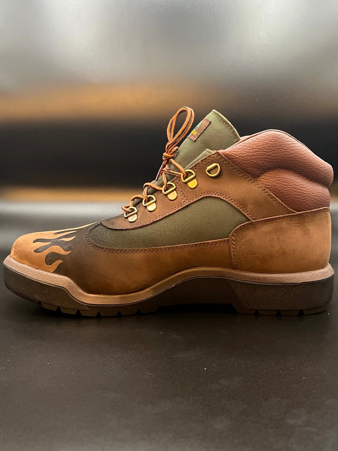 Airbrush / Flame Timberland Customization Service